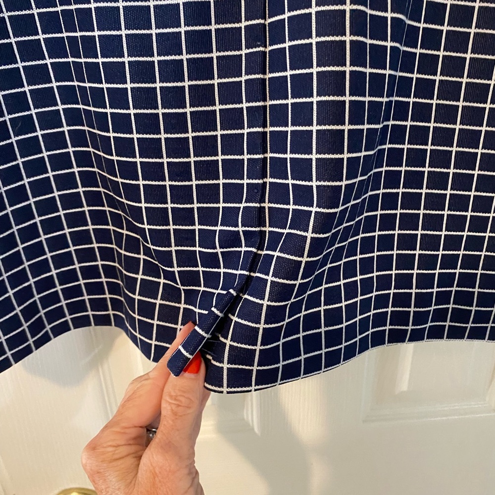 VINTAGE 1970's Lacoste TENNIS MINI DRESS Small Navy- Rare! - Picture 4 of 8